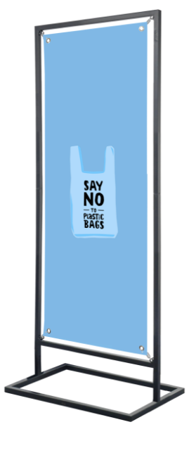 철제T배너 거치대(대)